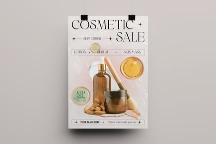 Cosmetic Sale Flyer