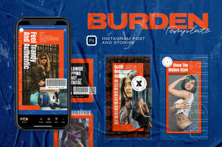 Instagram Template – BURDEN