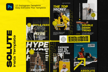 Solute Hypebeast Instagram Template