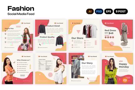 Fashionable Social Media Feed