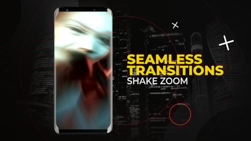 Vertical Shake Zoom Transitions | After Effects