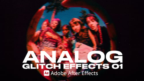 Analog Glitch Effect 01 Ae