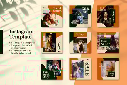 AMR Mandy Instagram Template