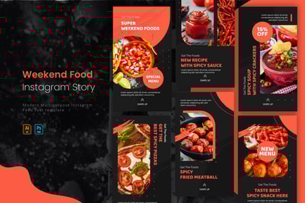 Weekend Foods | Instagram Story