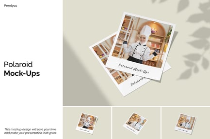 Polaroid Photo Mockup 03
