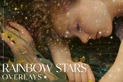 Rainbow Stars Overlays