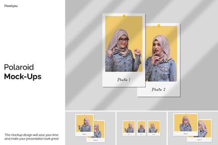 Polaroid Photo Mockup 03