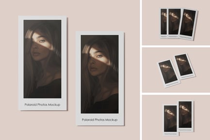 Polaroid Photo Mockup