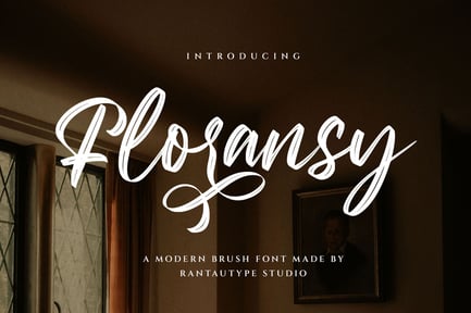 Floransy Modern Brush Font