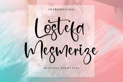 Lostefa Mesmerize – Beautiful / girly font