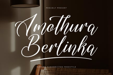 Amothura Berlinka Modern Handwritten Freestyle