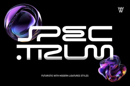 Spectrum Modern Futuristic Expanded Sporty Font