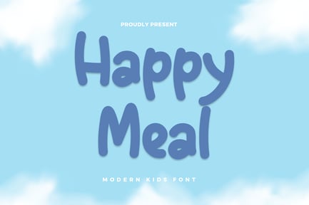 Happy Meal – Modern Kids Font