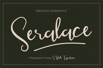 Seralace – Elegant Signature Handwritten