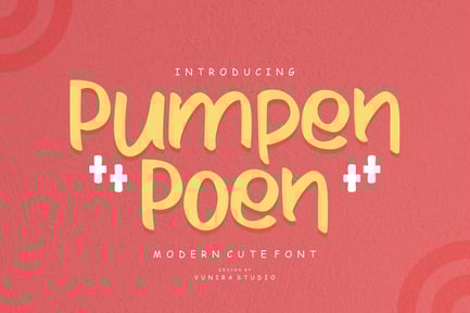Pumpen Poen – Modern Cute Font