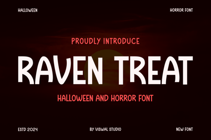 Raven Treat – Halloween Font
