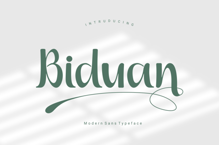 Biduan Font