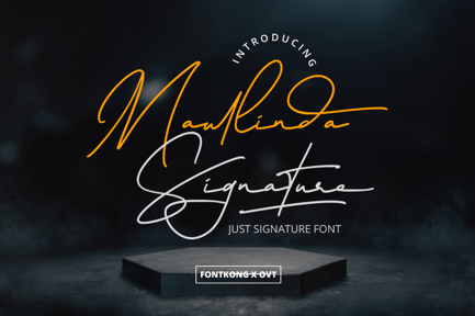 Maullinda Signature – Sophisticated Signature Font