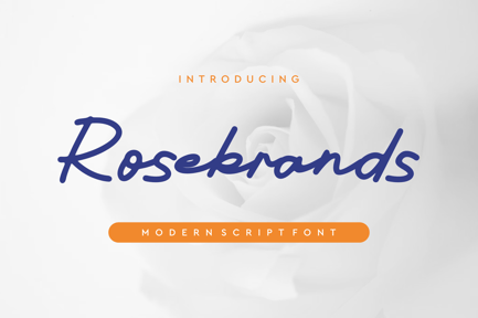 Rosebrands – Modern Script Font