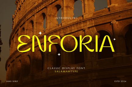 Enforia Classic Display Font