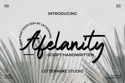 Afelanity – Script Handwritten