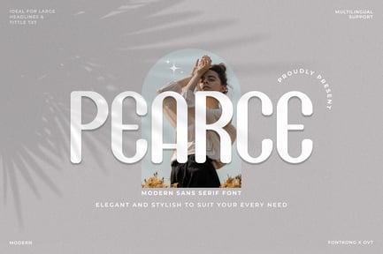 Pearce – Modern Sans Serif Font