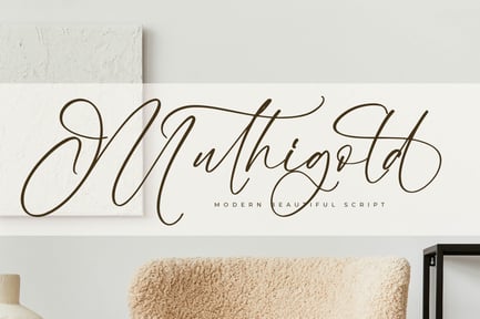 Muthigold Modern Script