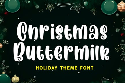 Christmas Buttermilk – Christmas Font