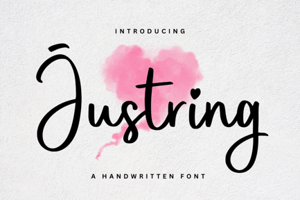 Justring – Lovely Handwritten Font
