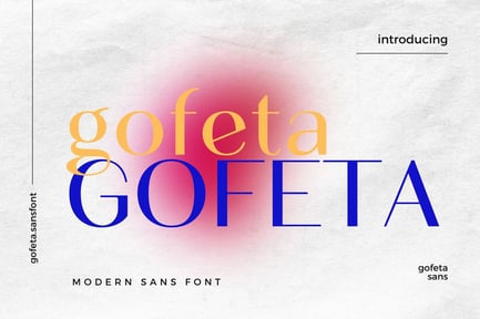 Gofeta Modern Sans Font