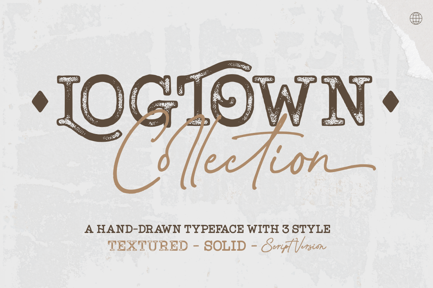 Logtown Duo – A Handdrawn Typeface