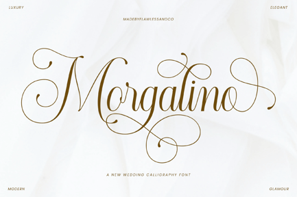 Morgalino – Wedding Calligraphy Font