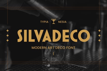 Silvadeco – Modern Art Deco Font