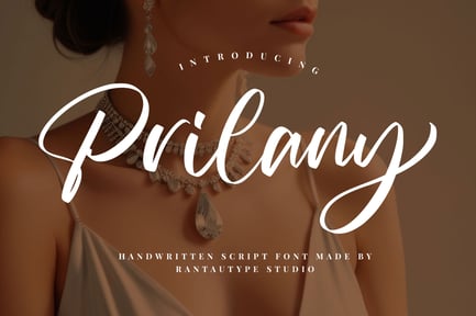 Prilany Handwritten Script Font