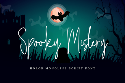 Spooky Mystery – Signature Script Font