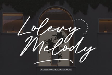 Lovely Melody – Elegant Handwritten Script Font