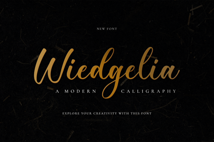 Wiedgelia – Wedding Font
