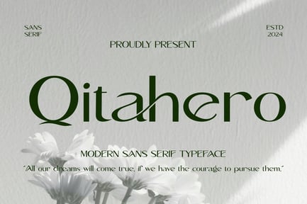 Qitahero – Modern Sans-Serif Typeface