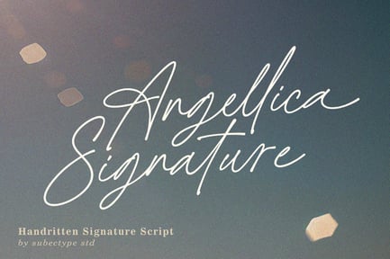 Angellica Signature – Handwritten Signature Font