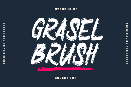 Grasel Brush – Handwritten Brush Font