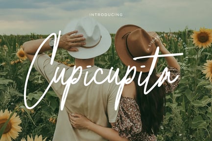 Cupicupita – Signature font