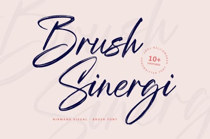 Brush Sinergi – Brush Script Font