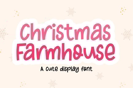 Christmas Farmhouse – Christmas Font