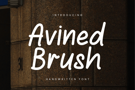 Avined Brush Marker Font