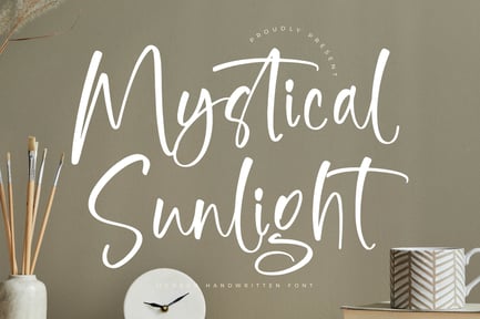 Mystical Sunlight Modern Handwritten Font