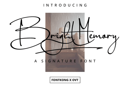 Bright Memory – A Signature Font