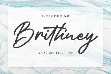 Brithney – Signature Font