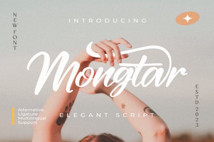 Mongtar – Script Handwritten
