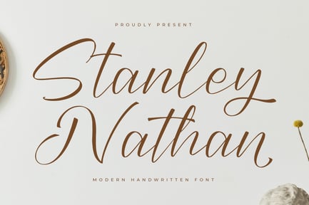 Stanley Nathan Modern Handwritten Font