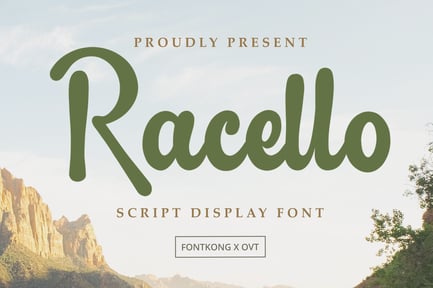 Racello – Script Display Font